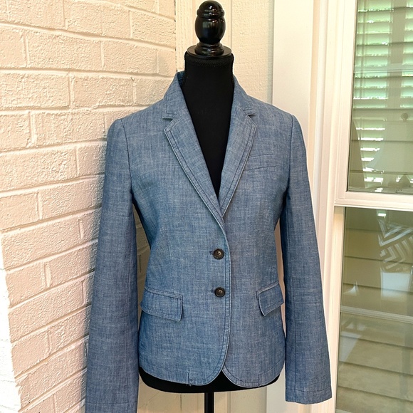 J.Crew Blue Blazer for Spring/Summer/Fall Size 2 - Picture 1 of 3